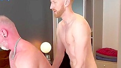 Hung Lad Uses Stepdaddies Hole