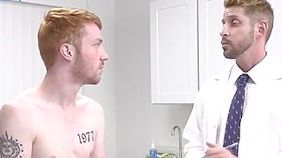Shy Redhead Patient Sebastian Hunt Needs Libido Boost Treatment With Hunk Doctor