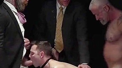 Buyers Thoroughly Inspect Slave Boy Before Purchase