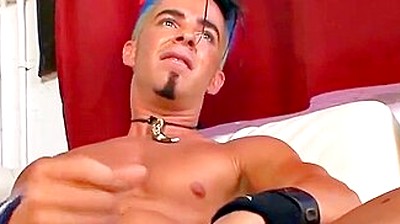 Skinny Dick Lover Sonic Strokes His Big Pike All Alone