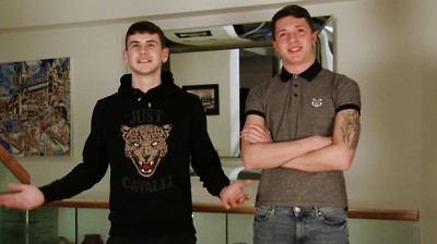 Young Straight Pup Marco gets Wanked by Naughty Dominic & Both Studs Shoot Massive Loads!