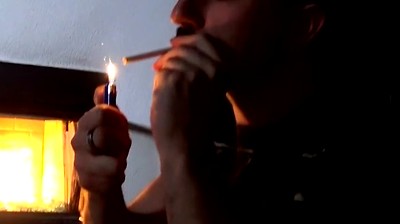 Big Guy Mason Smoking In The Garden - Mason Lear