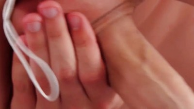 His smooth twink ass takes anal beads!