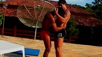 Muscle Jock Cock Buddies! - Marcelo & Pedro