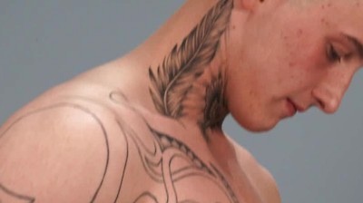 Straight Young Pup Lachlan Shows Off His Fit Body and Hard Uncut Cock!
