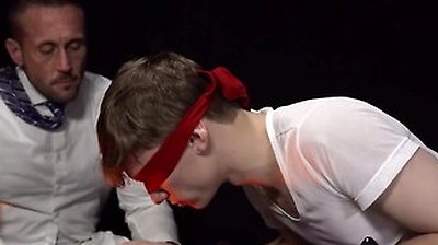 Tight Elder Call Enjoys Greatly Blindfolded