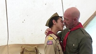 Scoutmaster Ace Banner Fucks Scout Damien Grey