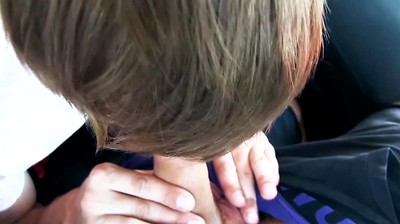 CZECH HUNTER 459 - Emo Twink Strokes & Sucks a Cock in the Car