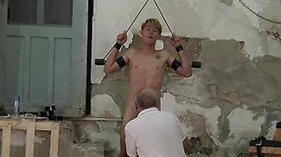 Stepdaddy Dom Sebastian Kane Whips Bound Twink Galiel Swan