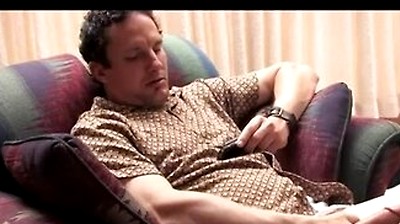 Nice Viewing Of Porn On The Phone Under The Twitching Of The Penis