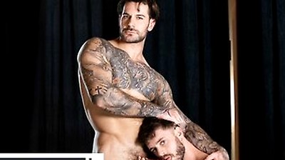 Men - Papi Kocic Bends Manuel Reyes Over The Ornate Mantelpiece To Rim His Ass, Then Penetrates Him