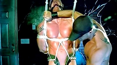 Tyler Saint Gagged Beau Sinclair While Tormenting His Balls