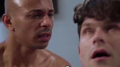 Shredded Ebony Barebacks Devin Franco's Muscle Ass