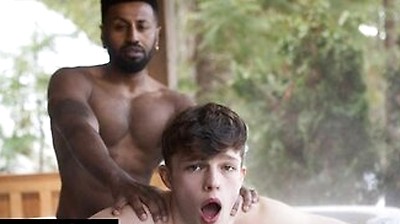 Braxton Cruz Gets A Handjob In The Hot Tub, Then Fucks A Twink In Doggystyle