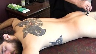Horny Masseur Cant Resist Devouring Leeroys Cock And Asshole