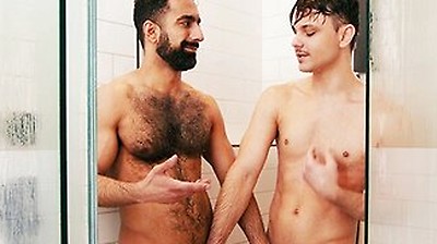 Roommates Enzo Muller & Ali Rushs Shower Jerk Off Together Excuses Lead To Hot Sex