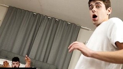 Hatler Gurius Slides His Long Cock In His Own Hole As Joey Mills Pounds Him In Doggystyle