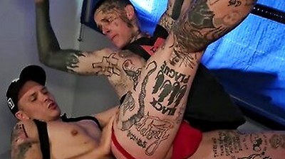Ethan Chase - Tatted Slut Insatiable For Uncut Cock