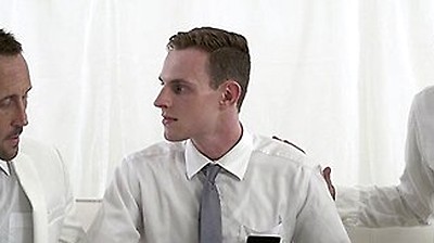 President Lee - Two Kinky Bishops Lee And Davies Take Turns Stuffing Young Mormon Boy Boon