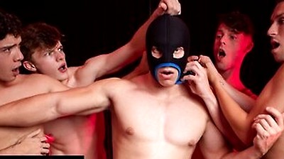 Sam Ledger, Jake Preston And Niko Vaz In Twink Fucker Zane Penetrates All His Four Friends Mouths And Their Tight Holes