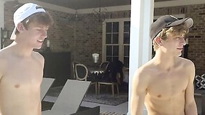 Bored Stepbrothers Jesse Bolton & Jack Bailey Get Wild While Cleaning The Pool