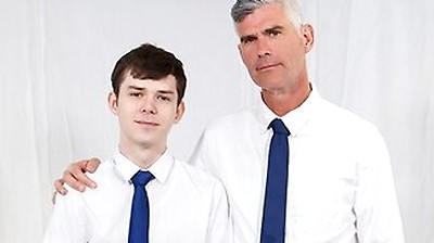 President Oaks And Dakota Lovell - Big Cock Priest Pounds Teen 18+ Sinner Bareback In His Office After Confession
