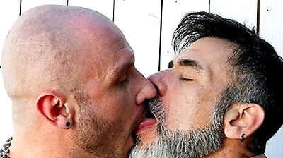 Greg Riley And Lawson James Enjoy Hard Outdoor Pounding