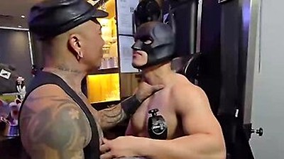 Gives Bound Mask Man Wild Bondage Orgasms