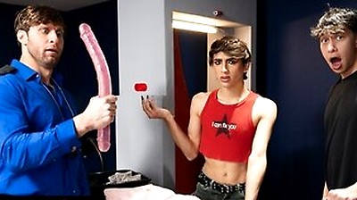 Airport Security Dom King Frees Foxy Alex From His Cock Cage And Licks His Delicious Ass