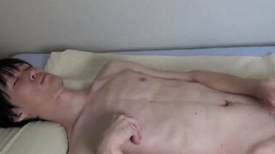 Hisoka Botan Lays In Bed And Busts His Nuts With Pleasure
