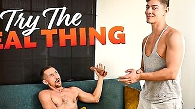 Stepuncle Gets Caught Naked With Dildo So I Fucked Him Hard