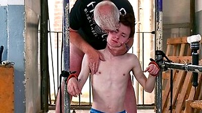 Servicing Hard Master : Stepdaddy Trains His Subs Throat With Dildo