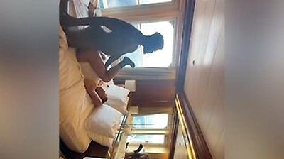 Sucking Dick Outside On Cruise Balcony Then Inside To Get My Ass Filled With A Huge Load!