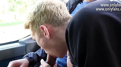 Twink Gave Me A Blowjob On The Bus Almost Caught