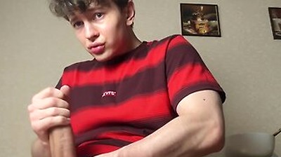Handsome Student 18+ Skips Classes To Jerk Off His Monster Cock - Rushlight Dante / Young / Sexy / Top