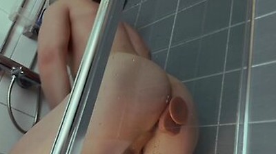Shower Dildo In Horny Xxx Clip Homo Muscle Incredible , Watch It