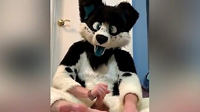 Furry Shows Off Feet & Fucks A Plushie
