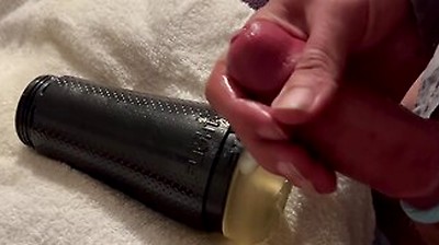 Hard Throbbing Cock Pissing Till I Cum