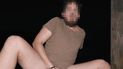 Public Dildo In Park At Night