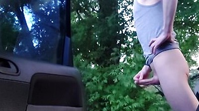 Young Dick-suck Lover Twink Goes Local Nude Beach Cruising But Ends Up Being Naked At Public Parking