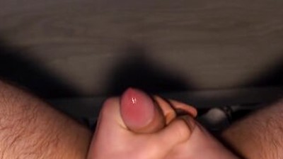 This Guy Loves To Spit On His Dick And Use Saliva Instead Of Lube. Loud Orgasm With A Rubber Vagina