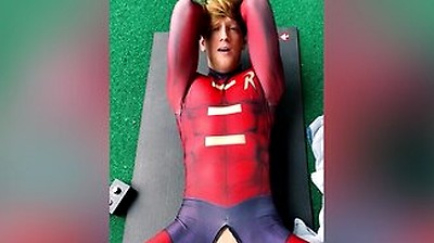 Halloween Costume Twink Super Hero Cosplay Porn Compilation