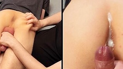 Cumming On My Boyfriends Virgin Hole