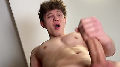 Handsome Boy Moaning While Jerking Off Big Dick / Close Up / Sexy / Hot / Naughty With Boy Next Door