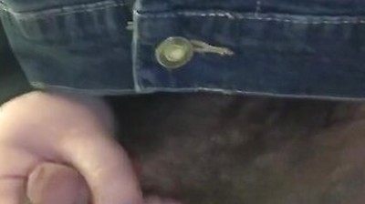 Jerking It In A Dirty Bathroom Stall While Some Guy Takes