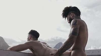 Andy Rodrigues Fucking Markin Wolf In A Rio Rooftop