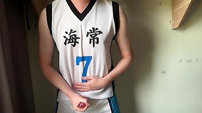 Kise Ryouta (kuroko No Basuke) Cosplay Masturbation Loud Moaning+nipple Play