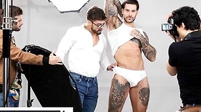 Men - Dann Grey Watches Papi Kocic Posing For A Photoshoot And Wonders What His Cock Would Feel Like