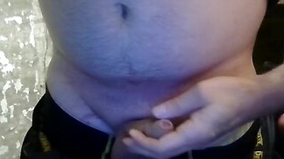 Boss Massaging My Juicy Cock