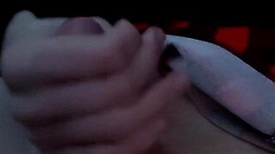 Public Femboy/crosdresser Jerks Off In Car With Huge Cumshot